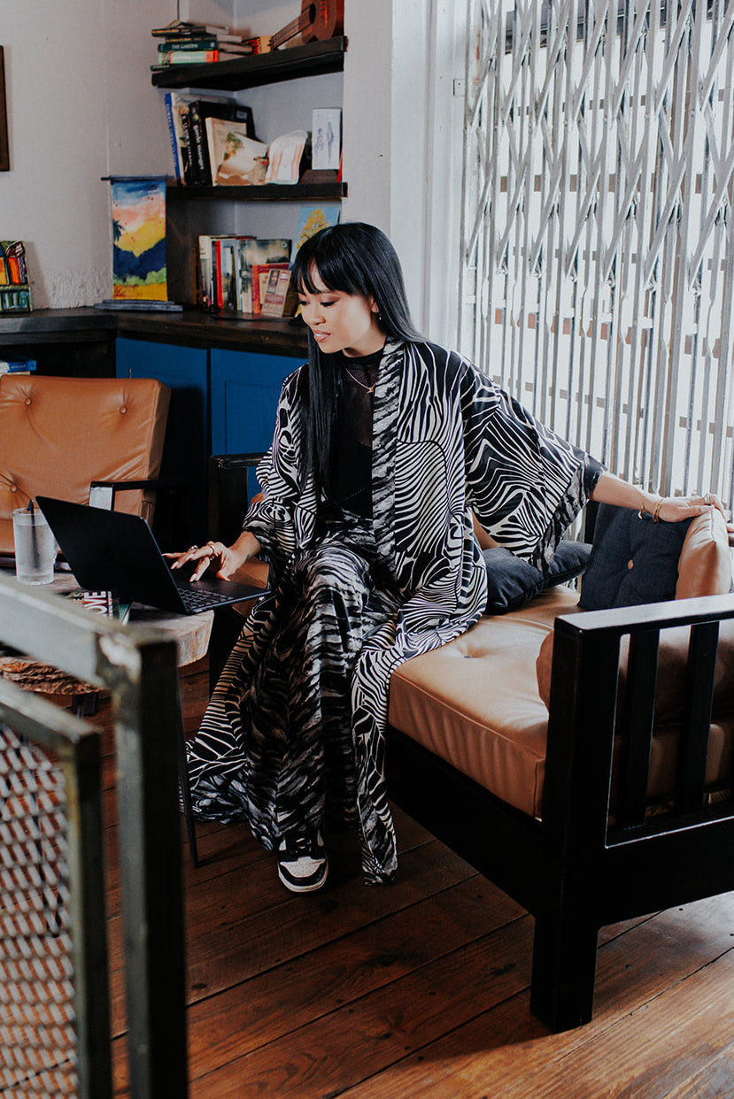 Forte Graphic Print Trousers