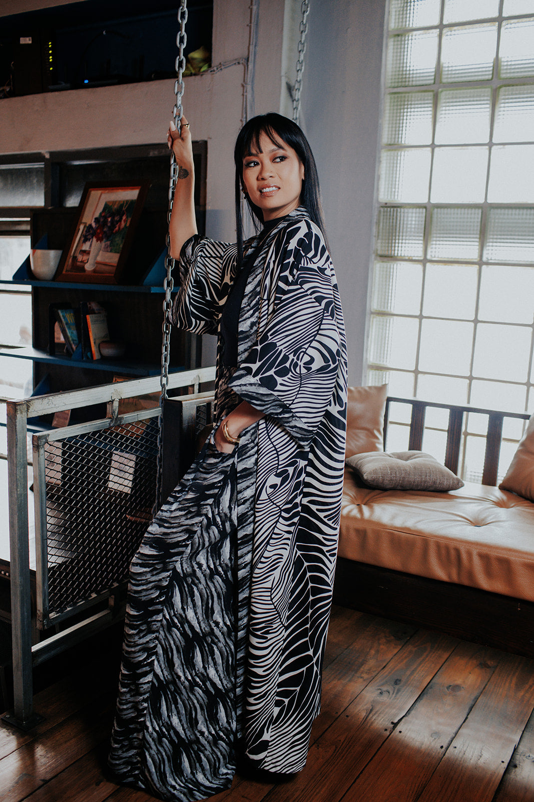 Forte Graphic Print Trousers